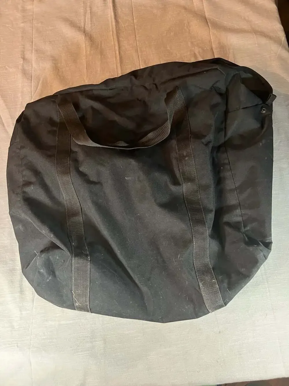 Rothco Enhanced Aviator Kit Bag Black Flight Gear Duffel Bag